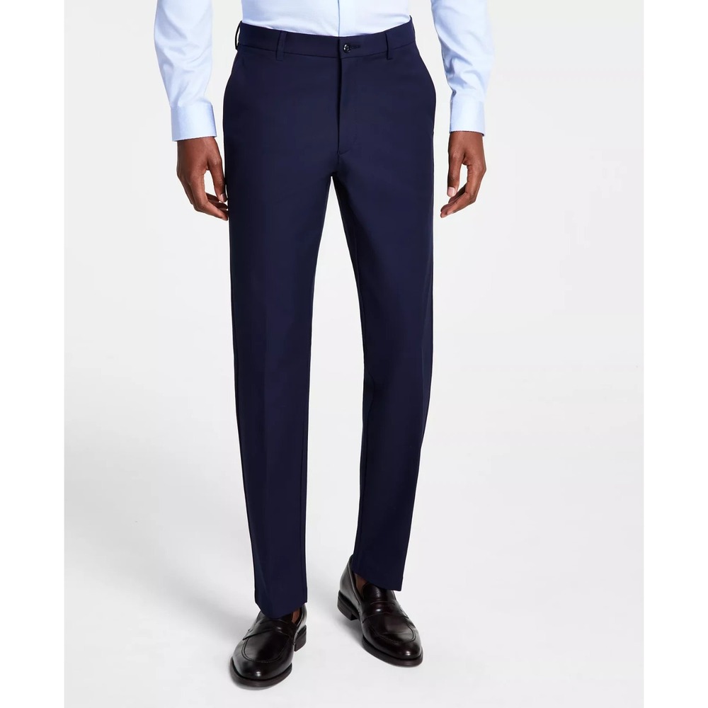 Michael Kors Men's Classic Fit Cotton Stretch Performance Pants 36x29 Navy